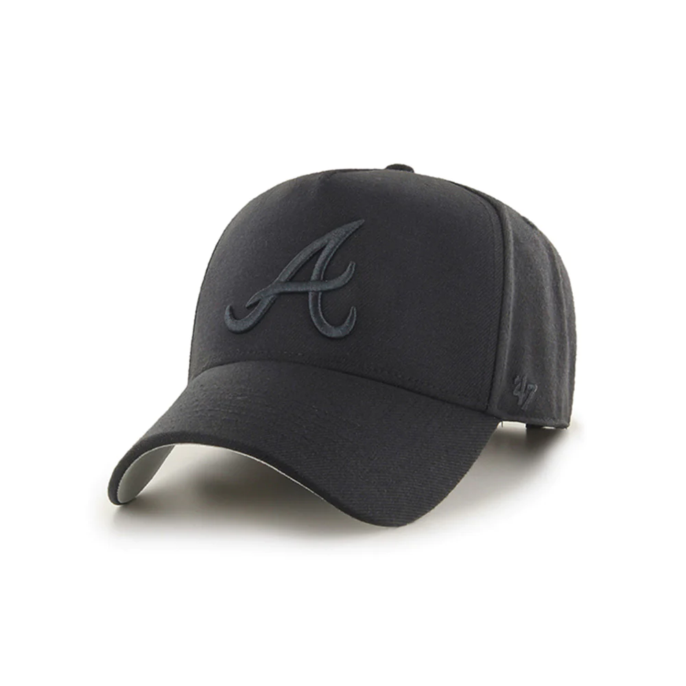 ATLANTA BRAVES BLACK ’47 MVP DT SNAPBACK